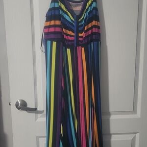 Torrid Multicolor Striped Dresd